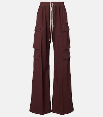 Pantalones cargo DRKSHDW Jumbo Bela de franela | Rick Owens