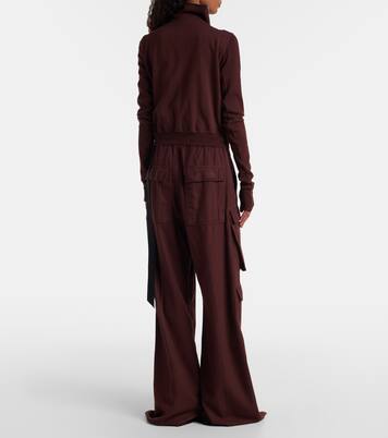 Pantalones cargo DRKSHDW Jumbo Bela de franela | Rick Owens