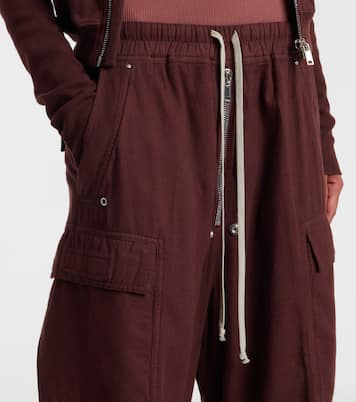 Pantalones cargo DRKSHDW Jumbo Bela de franela | Rick Owens