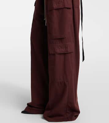 Pantalones cargo DRKSHDW Jumbo Bela de franela | Rick Owens