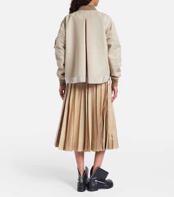 جاكيت بلوزون من نسيج التويل | Sacai
