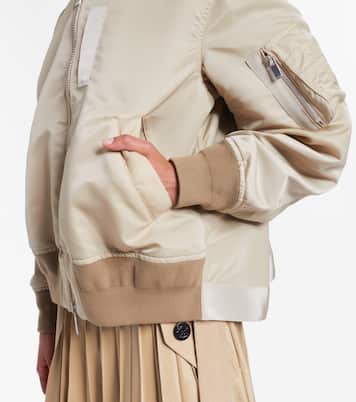 جاكيت بلوزون من نسيج التويل | Sacai