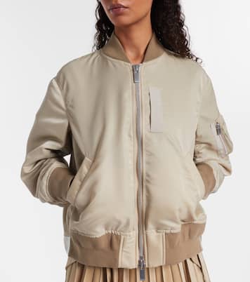 جاكيت بلوزون من نسيج التويل | Sacai