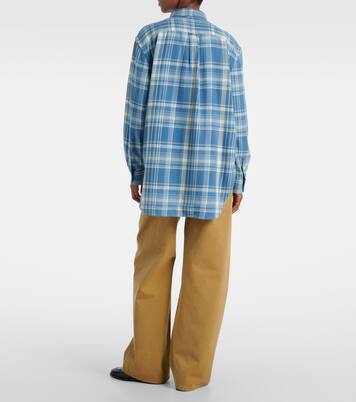 Plaid cotton twill shirt | Polo Ralph Lauren