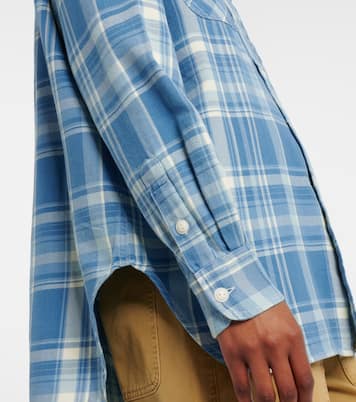 Plaid cotton twill shirt | Polo Ralph Lauren