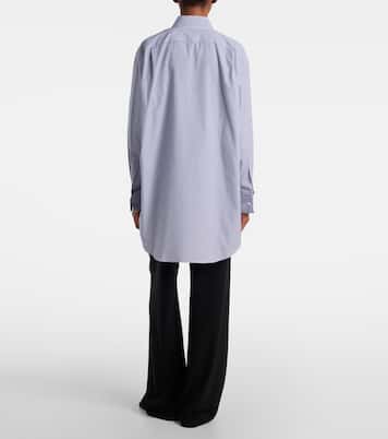 Ment Bengal stripe cotton poplin shirt | The Row