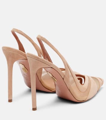 Escarpins Lune 105 en daim | Aquazzura