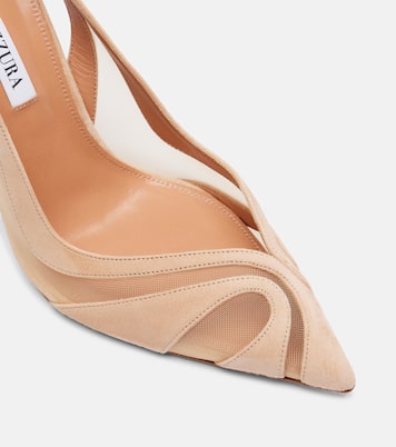 Escarpins Lune 105 en daim | Aquazzura