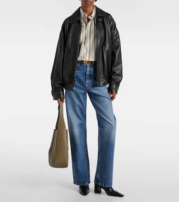 Rainer leather ankle boots | Saint Laurent