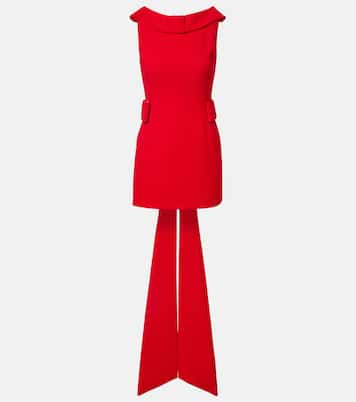 Daphne bow-detail crêpe minidress | The New Arrivals Ilkyaz Ozel