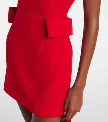 Daphne bow-detail crêpe minidress | The New Arrivals Ilkyaz Ozel