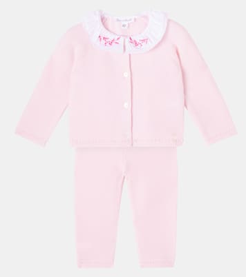 Baby knitted cardigan and pants set | Tartine et Chocolat