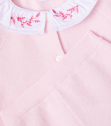 Baby knitted cardigan and pants set | Tartine et Chocolat