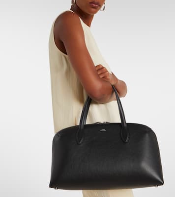Lounge Medium leather tote bag | Toteme