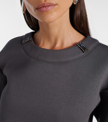 Embellished jersey sweatshirt | 'S Max Mara