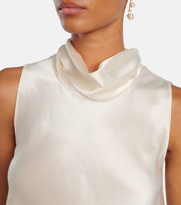 Barb satin top | Leset