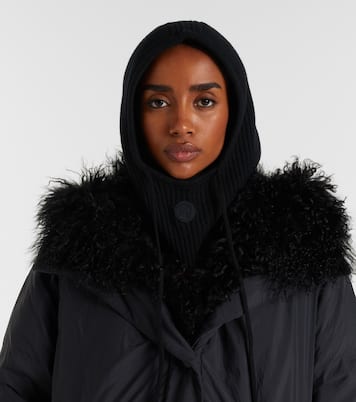 Wool and cashmere hood | Yves Salomon