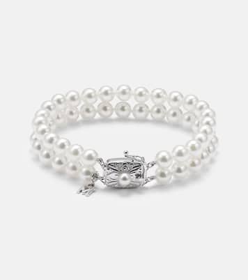 Armband aus Akoyaperlen mit 18kt Weißgold | Mikimoto