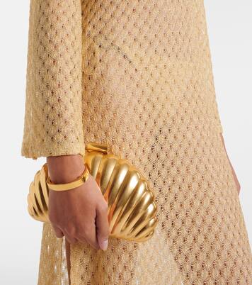 Open-knit tie-neck lamé kaftan  | Missoni