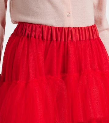 Tiered tulle midi skirt | Simone Rocha