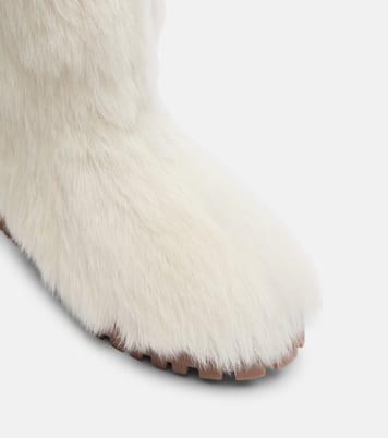 Shearling mid-calf boots | Yves Salomon