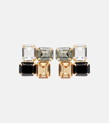 Ohrringe Piccolo, 18kt vergoldet, mit Kristallen | Jennifer Behr