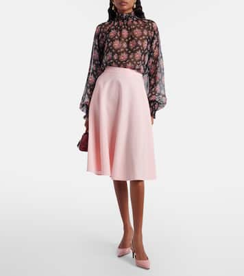 Wool-blend midi skirt | Dolce&Gabbana