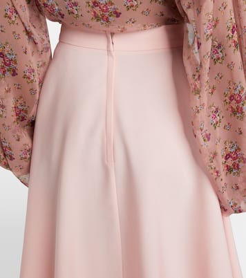 Jupe midi en laine mélangée | Dolce&Gabbana