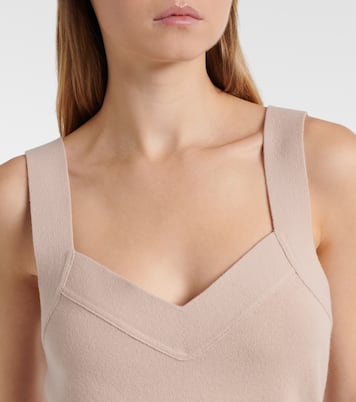 Logo wool and cashmere tank top | Givenchy