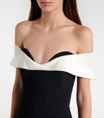 Jacqueline off-shoulder midi dress | The New Arrivals Ilkyaz Ozel