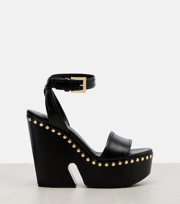 Embellished platform leathers sandals | Givenchy