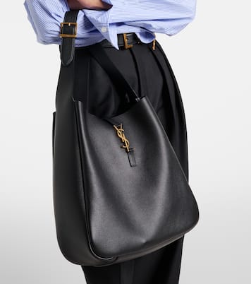 Le 5 à 7 Supple Large leather shoulder bag | Saint Laurent