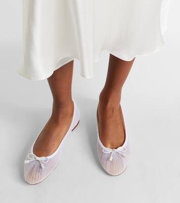 Ballerine Voile in tulle e pelle | Aquazzura