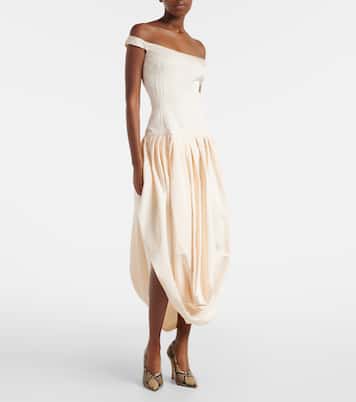 115 snake-effect leather pumps | Magda Butrym