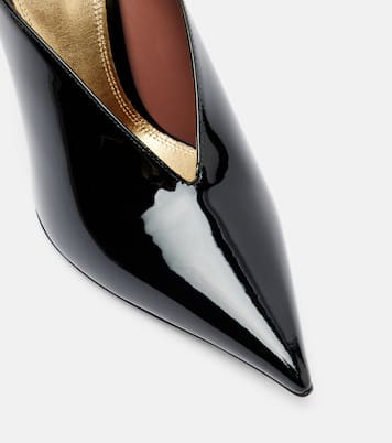 Mules Nina 105 in vernice con zeppa | Paris Texas