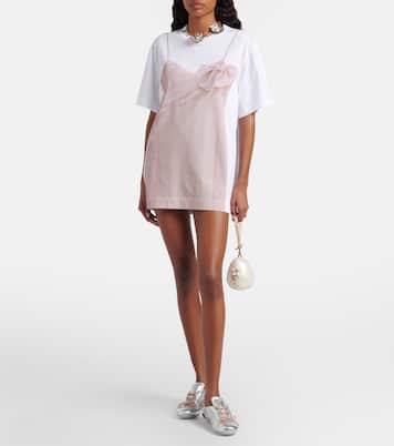 Trompe l’œil cotton jersey T-shirt | Simone Rocha