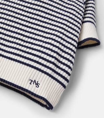 Azalea striped cotton polo sweater | The New Society