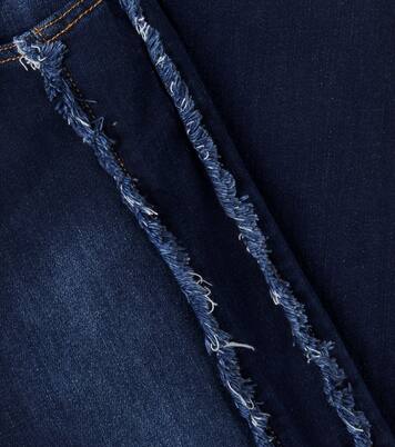 x Hello Kitty patchwork straight jeans | Monnalisa