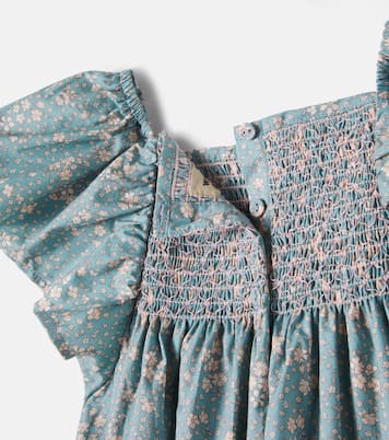 Elva floral smocked cotton dress | Wheat