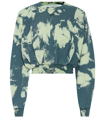 Tie-dye printed cotton sweater | Off-White