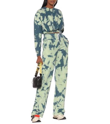 Tie-dye printed cotton sweater | Off-White