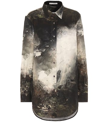 Printed linen shirt | Acne Studios