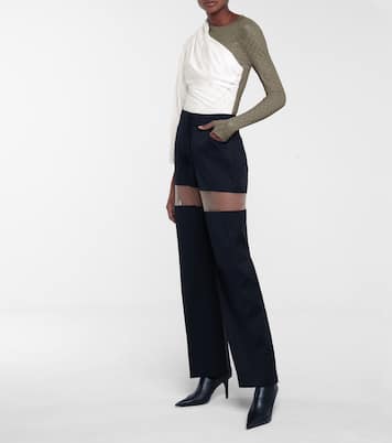 Body aus Jersey und Popeline | Marine Serre