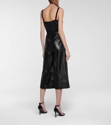 Pantaloni culottes in pelle | Altuzarra