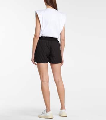 High-rise quilted shorts | Norma Kamali