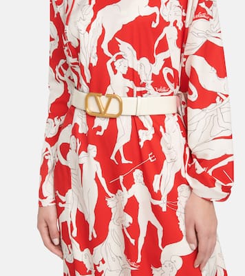 VLogo Signature 40 reversible leather belt | Valentino Garavani
