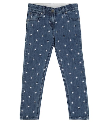 Jean à taille haute en coton | Stella McCartney Kids
