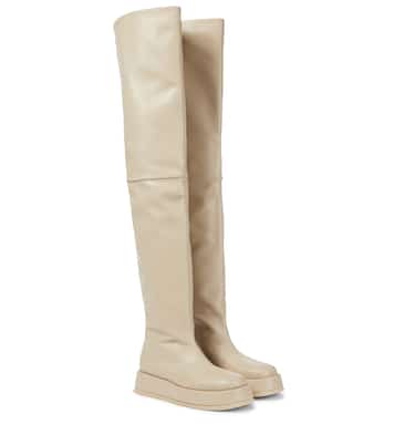 GIA/RHW Rosie 10 leather over-the-knee boots | Gia Borghini