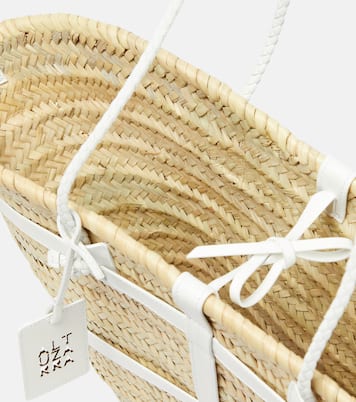 Cabas en raphia et cuir | Altuzarra