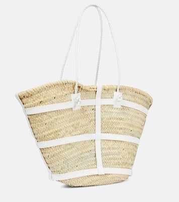 Cabas en raphia et cuir | Altuzarra
